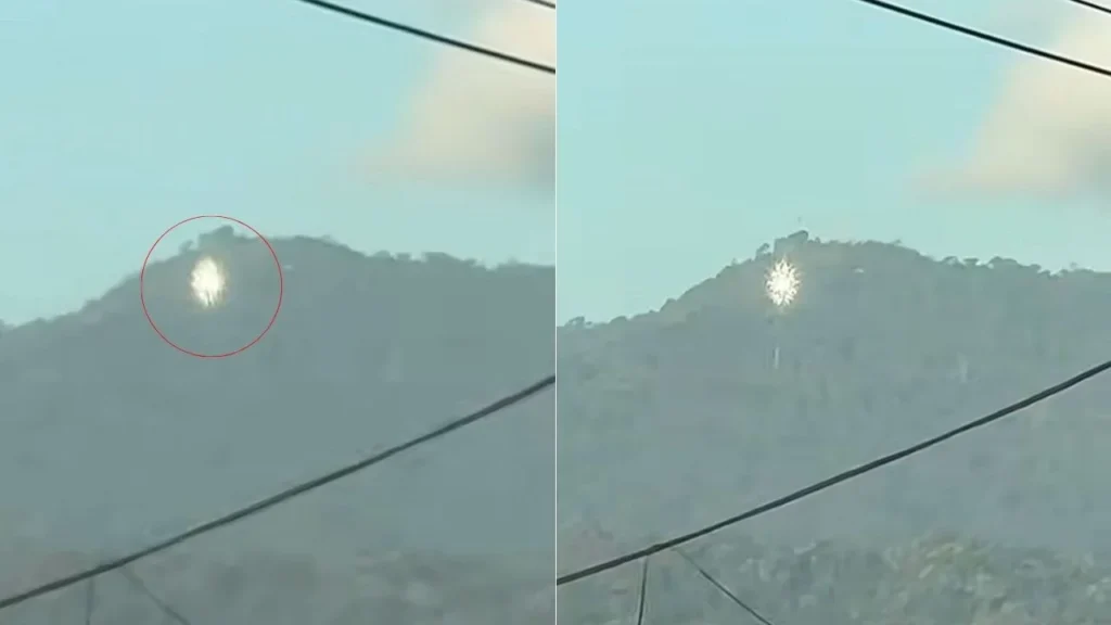 ¿Un portal? Video capta extraña luz y supuesta esfera en El Merendón