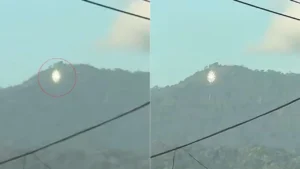 ¿Un portal? Video capta extraña luz y supuesta esfera en El Merendón