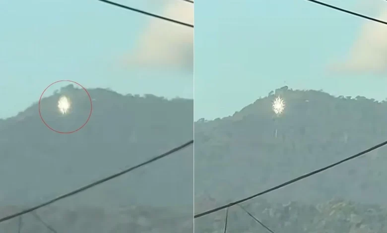 ¿Un portal? Video capta extraña luz y supuesta esfera en El Merendón