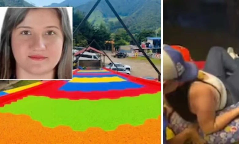 Yuris Cristel Camila García qué le pasó: Video del tobogán extremo