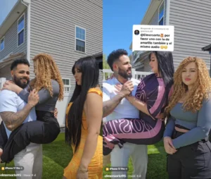 'Ella es mi esposa y ella mi novia': nicaragüense tiene relación con dos hondureñas