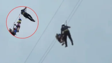 VIDEO: Momento de tensión en el canopy, menor queda atrapada y es auxiliada