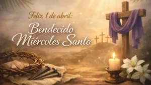 Feliz 1 de abril: frases e imágenes bonitas para iniciar un bendecido Miércoles Santo