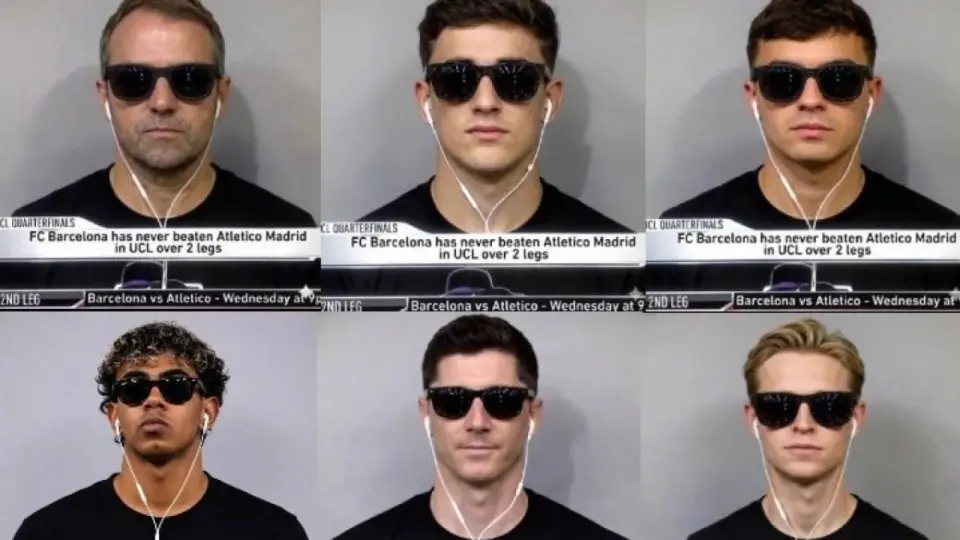 Fotos de los jugadores del Barca con gafas negras: ¿Qué significa?