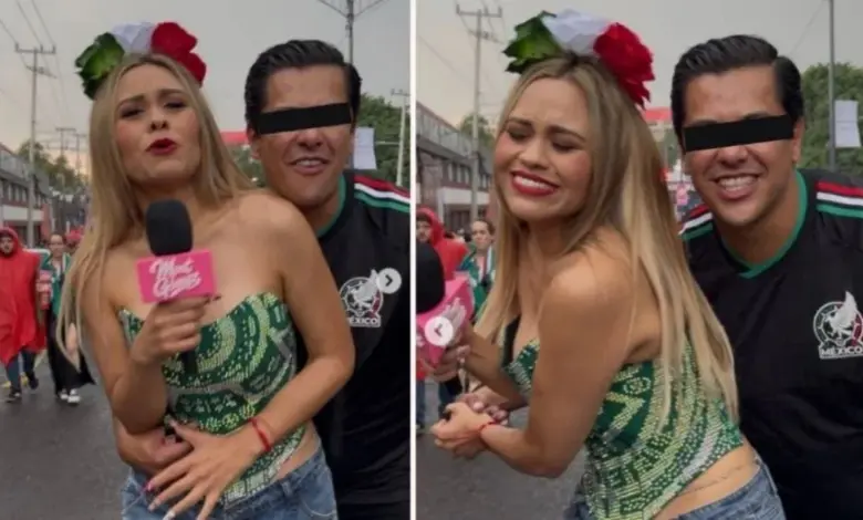 Video: Acosan a periodista mientras informaba sobre triunfo de México